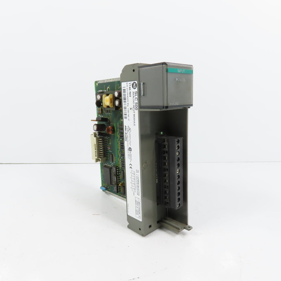 Allen Bradley 1746-NI4 Ser A SLC 500 Analog Input Module NO COVER