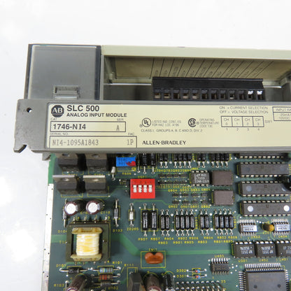 Allen Bradley 1746-NI4 Ser A SLC 500 Analog Input Module
