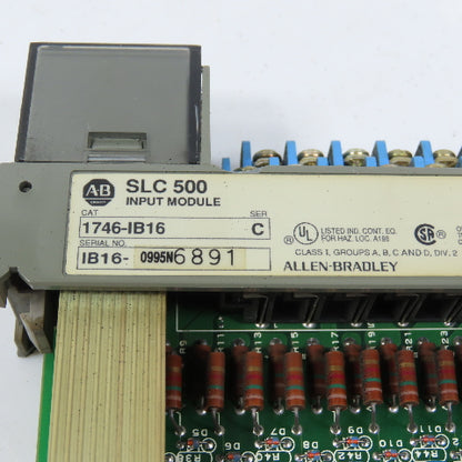 Allen Bradley 1746-IB16 Ser C SLC 500 Input Module