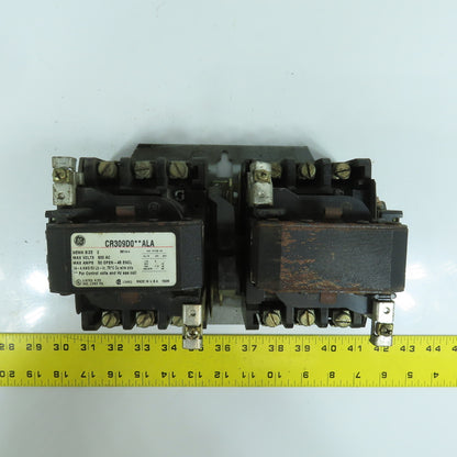 General Electric CR309D0**ALA Nema Size 2 Reversing Starter 600V 25HP 120V Coil