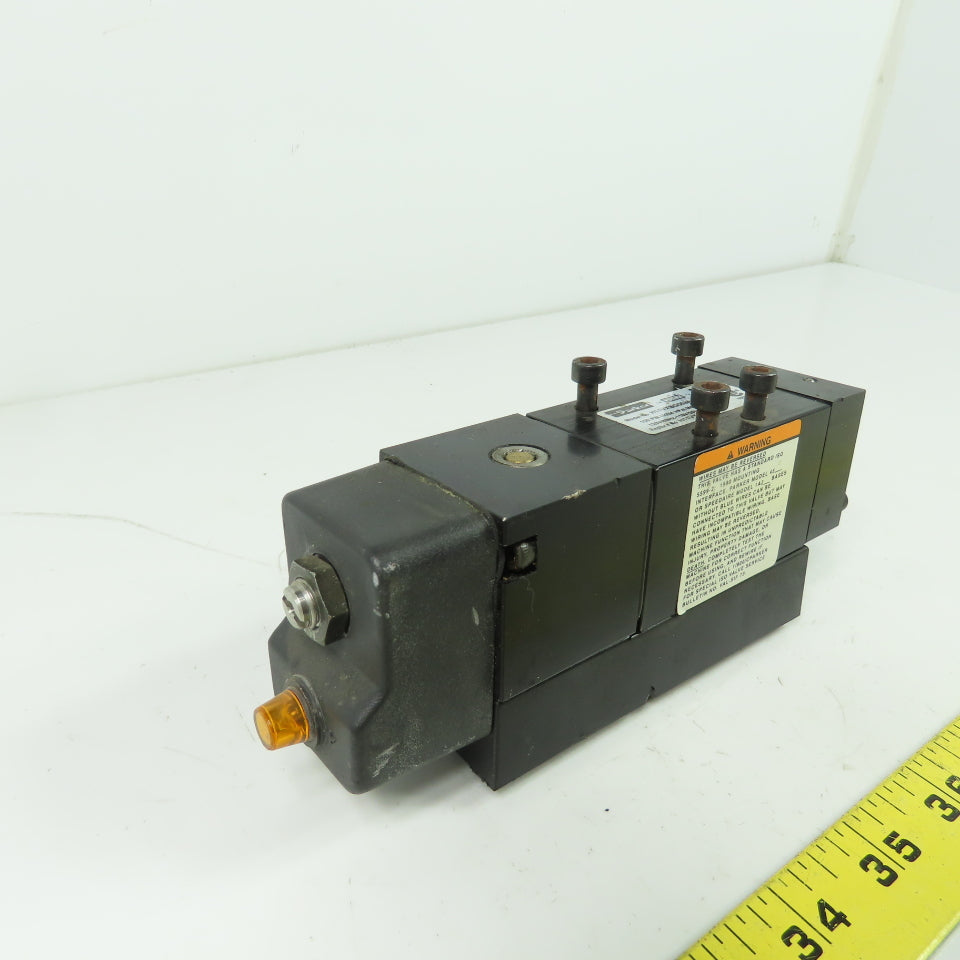 Parker H11VXBG053A Schrader Bellows Pneumatic Solenoid Valve 150PSI 120V Coil