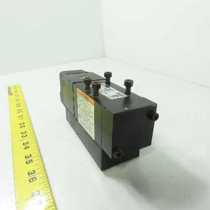 Parker H11VXBG053A Schrader Bellows Pneumatic Solenoid Valve 150PSI 120V Coil