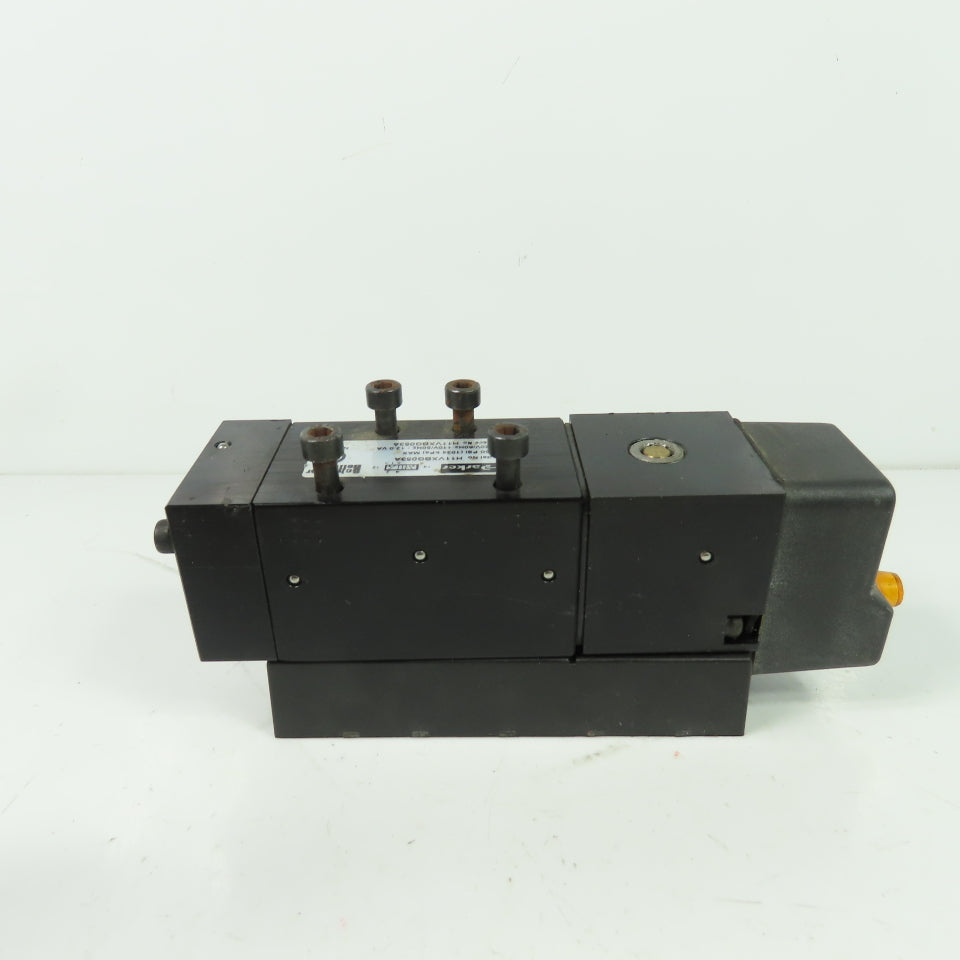 Parker H11VXBG053A Schrader Bellows Pneumatic Solenoid Valve 150PSI 120V Coil