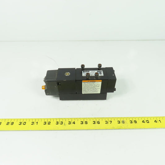 Parker H11VXBG053A Schrader Bellows Pneumatic Solenoid Valve 150PSI 120V Coil