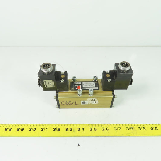 Ross W6077B3431 5/3 Pneumatic Solenoid Valve 10 Bar 120V 3-Pin Coil