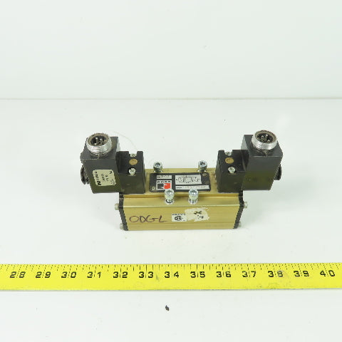 Ross W6077B3431 5/3 Pneumatic Solenoid Valve 10 Bar 120V 3-Pin Coil
