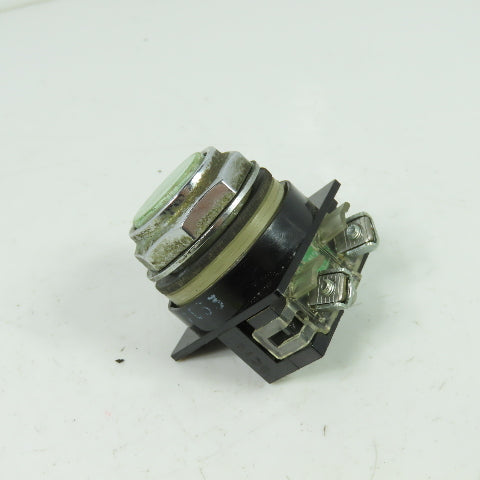 General Electric CR104P Momentary Contact Push Button Switch Green
