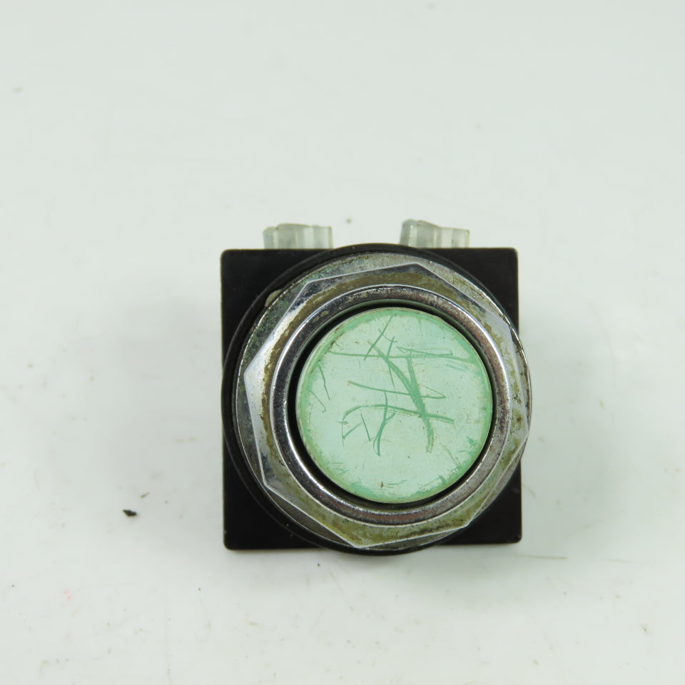 General Electric CR104P Momentary Contact Push Button Switch Green