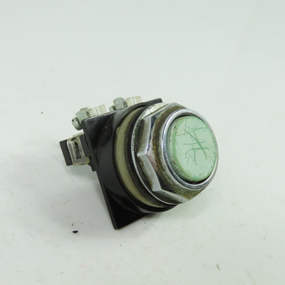 General Electric CR104P Momentary Contact Push Button Switch Green