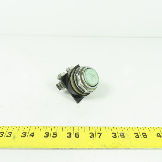 General Electric CR104P Momentary Contact Push Button Switch Green