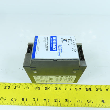 Automation Direct Rhino PSM24-180S 24V DC 7.5A Power Supply 100-240VAC Input