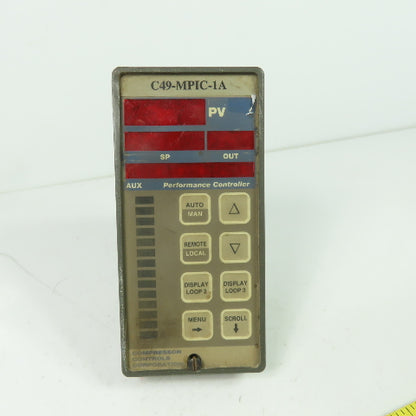 Compressor Controls C49-MPIC-1A Performance Controller Panel