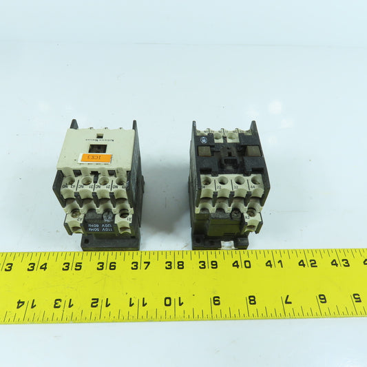 Klockner Moeller DIL R 22 15A 600VAC Starter Contactor 120V Coil Lot Of 2