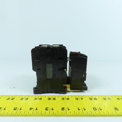 Hitachi H20 32A 600V Magnetic Contactor 110V Coil W/ TR20B-1E Overload 12-18A