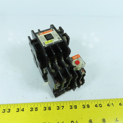 Hitachi H20 32A 600V Magnetic Contactor 110V Coil W/ TR20B-1E Overload 12-18A
