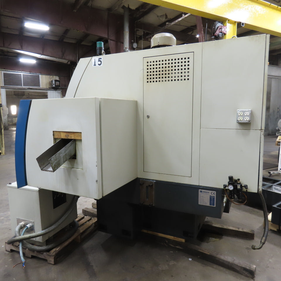 Sinico TOP 1000 2007 CNC Finishing Chamfering Machine W/Chip Conveyor 400V 3Ph
