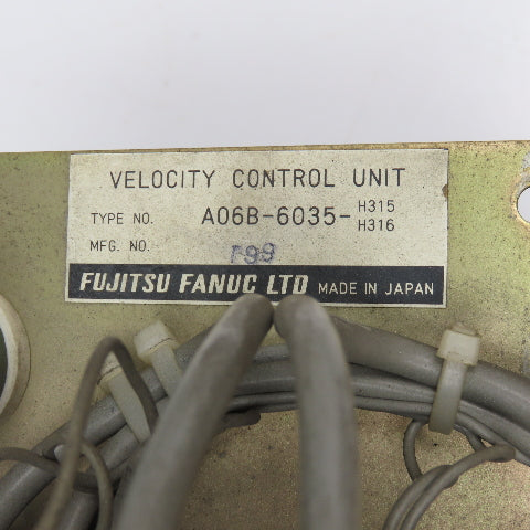 Fujitsu Fanuc A06B-6035-H315-H316 Velocity Control Unit