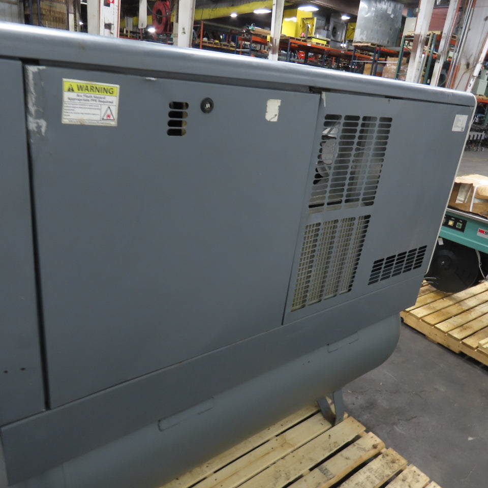 Atlas Copco GX18 25HP 130 Gallon Rotary Screw Air Compressor 3Ph 480V 49CFM