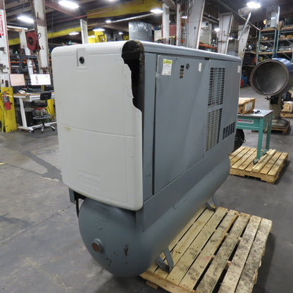 Atlas Copco GX18 25HP 130 Gallon Rotary Screw Air Compressor 3Ph 480V 49CFM