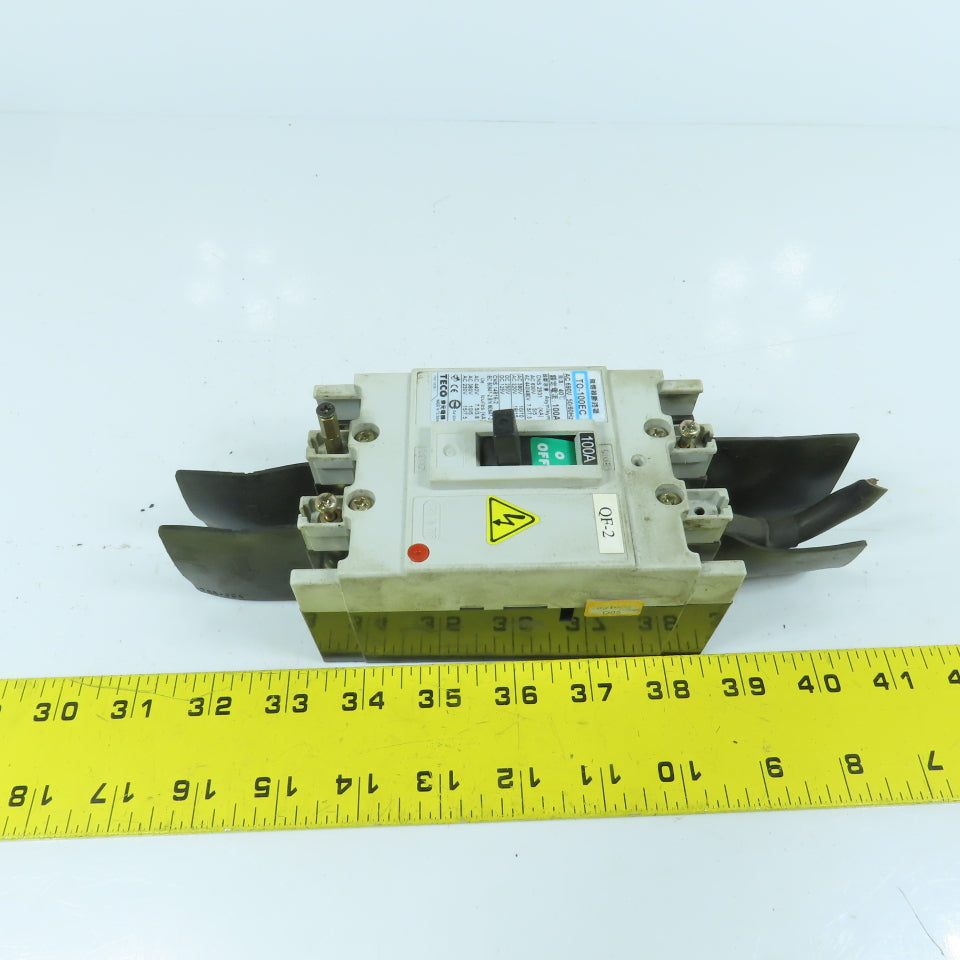 Teco TO-100EC 100A Circuit Breaker 600VAC CNS 2931