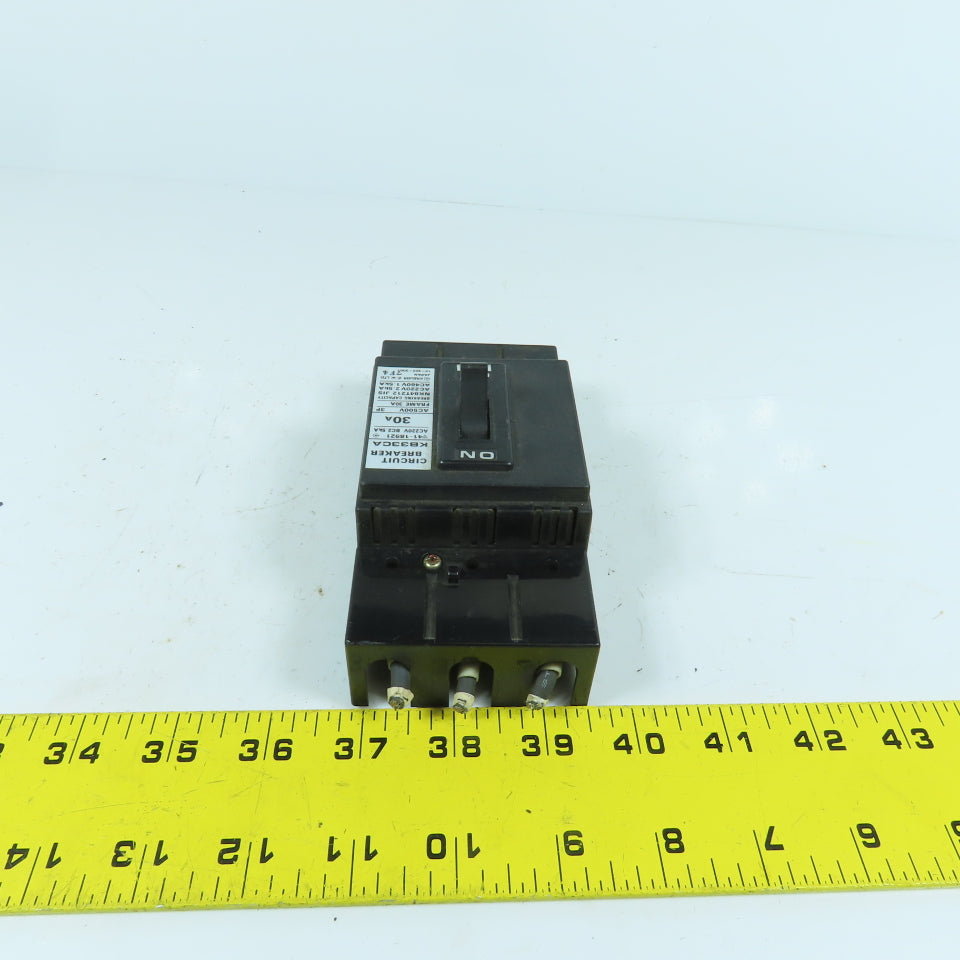 Kasuga E.W. KB33CA 30A 220VAc 3-Pole Circuit Breaker 41-18921