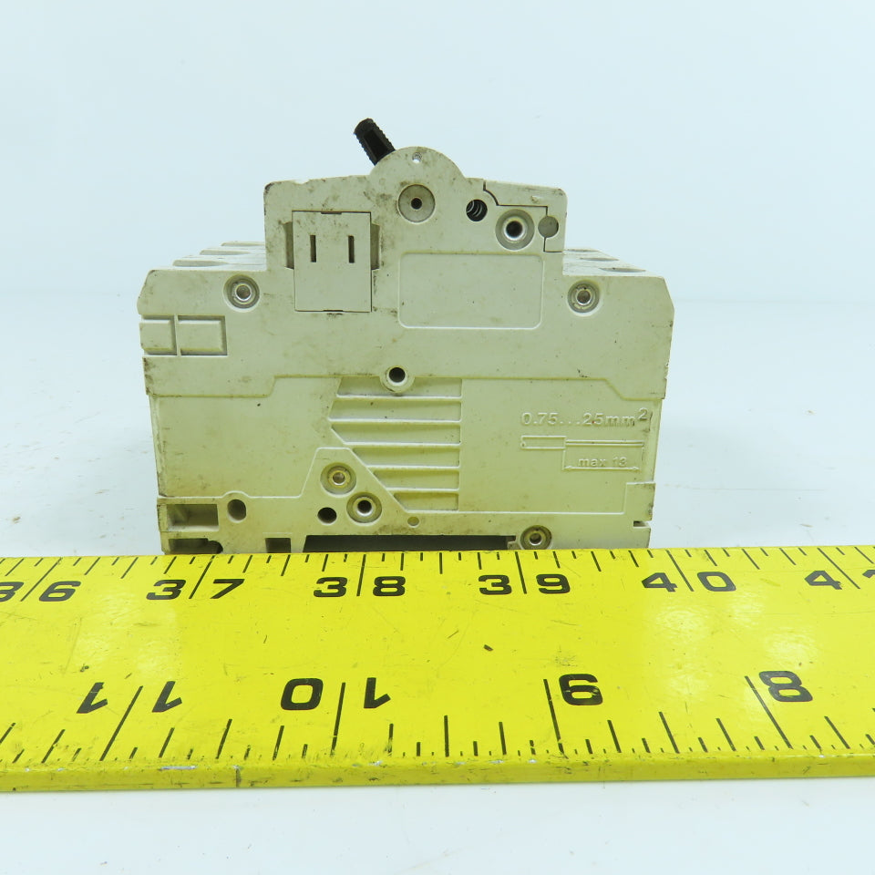 Klockner Moeller FAZN C50 3-Pole 50A Rail Mount Circuit Breaker 400VAC