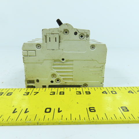 Klockner Moeller FAZN C50 3-Pole 50A Rail Mount Circuit Breaker 400VAC