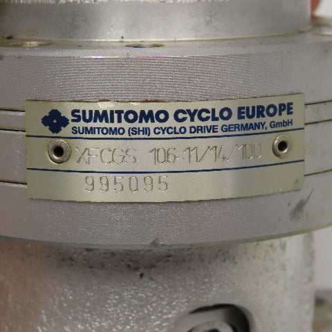 Sumitomo XFCGS 106-11/14/100 Size 106 11:1 Ratio Inline Servo Gear Reducer