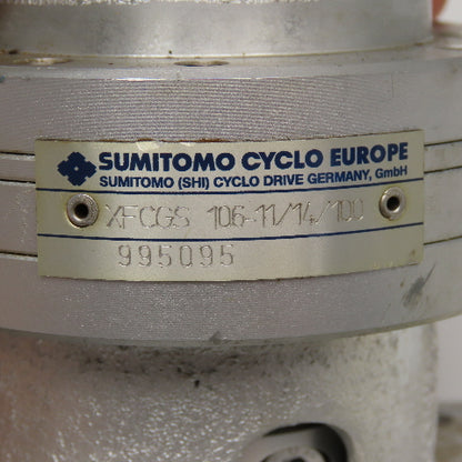 Sumitomo XFCGS 106-11/14/100 Size 106 11:1 Ratio Inline Servo Gear Reducer