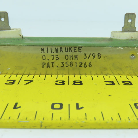 Milwaukee 0.75 OHM Resistor 2-Pole Lot Of 6