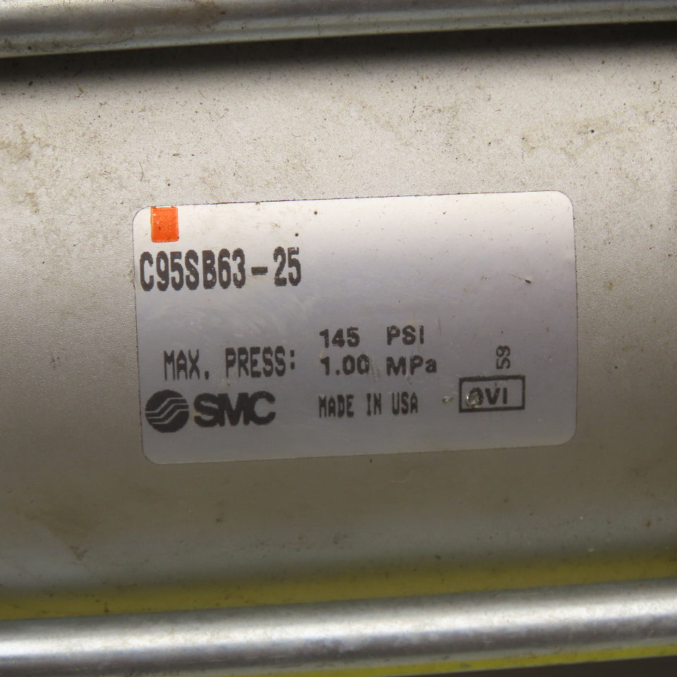 SMC C95SB63-25 63mm bore 25mm Stroke Double Acting Air Cylinder