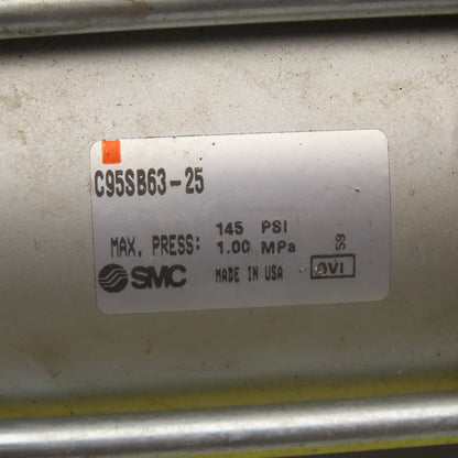 SMC C95SB63-25 63mm bore 25mm Stroke Double Acting Air Cylinder