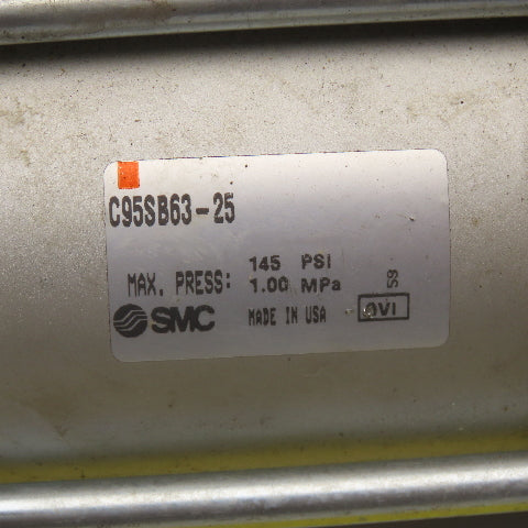 SMC C95SB63-25 63mm bore 25mm Stroke Double Acting Air Cylinder