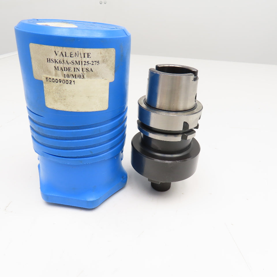 Valenite HSK63A-SM125-275 Shell Mill Holder 1-1/4" Arbor HSK 63