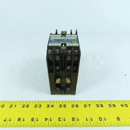 Square D L0-40 Class 8501 Control Relay 120-600VAC Max 120V Coil 10A