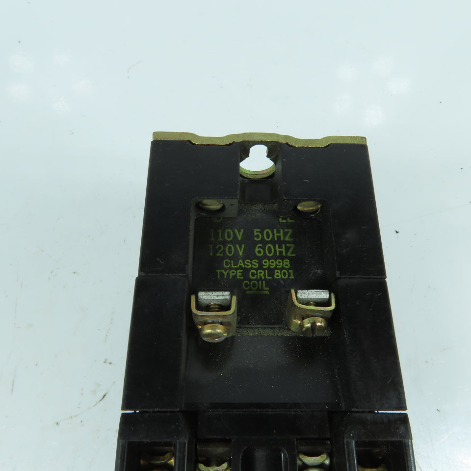 Square D L0-40 Class 8501 Control Relay 120-600VAC Max 120V Coil 10A