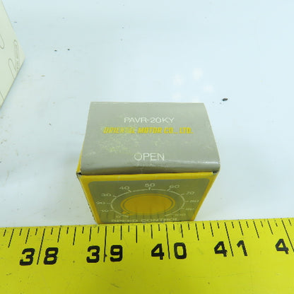 Oriental Motor SS21M Speed Control Pack & Socket 100VAC 1.5A W/ PAVR-20KY NEW