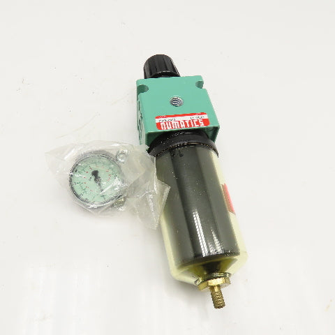 Numatics P30B-04CG 1/2" NPT Compressed Air Filter Regulator Manual Drain