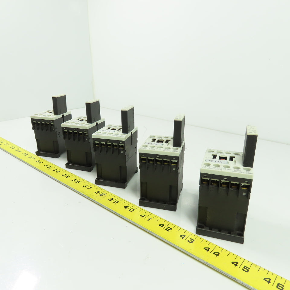 Siemens 3RT1016-1BB42 600V 3-Pole Contactor 24VDC W/ 3RT1916-1BB00 Lot Of 5