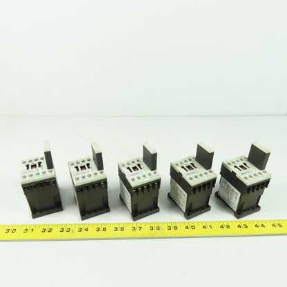 Siemens 3RT1016-1BB42 600V 3-Pole Contactor 24VDC W/ 3RT1916-1BB00 Lot Of 5