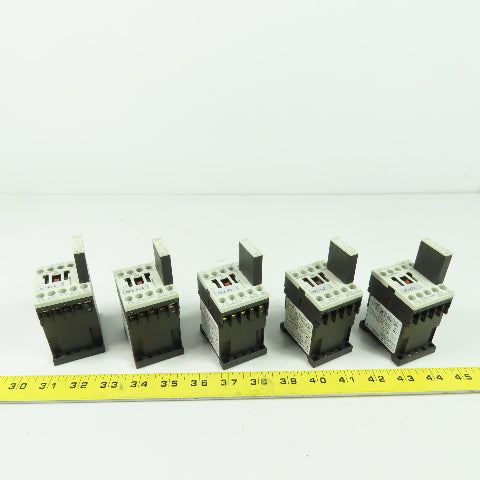 Siemens 3RT1016-1BB42 600V 3-Pole Contactor 24VDC W/ 3RT1916-1BB00 Lot Of 5