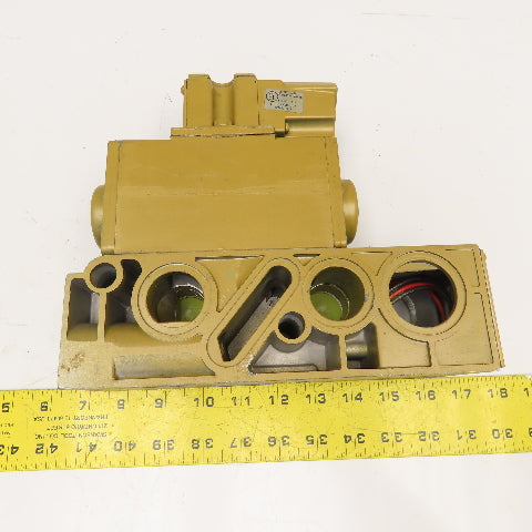 Parker HHB2087501 4 Way 2 Position Pneumatic Valve 120V Coil