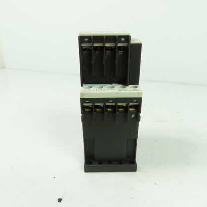 Siemens 3RT1016-1BB42 600V 3-Pole Contactor 24VDC W/ 3RH1911-1HA22