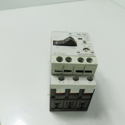 Siemens 3RV1011-0JA10 3Pole Manual MotorStarter Circuit Breaker 600V 1A Lot Of 3