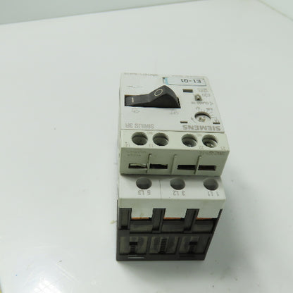 Siemens 3RV1011-0JA10 3Pole Manual MotorStarter Circuit Breaker 600V 1A Lot Of 3