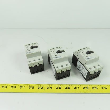 Siemens 3RV1011-0JA10 3Pole Manual MotorStarter Circuit Breaker 600V 1A Lot Of 3