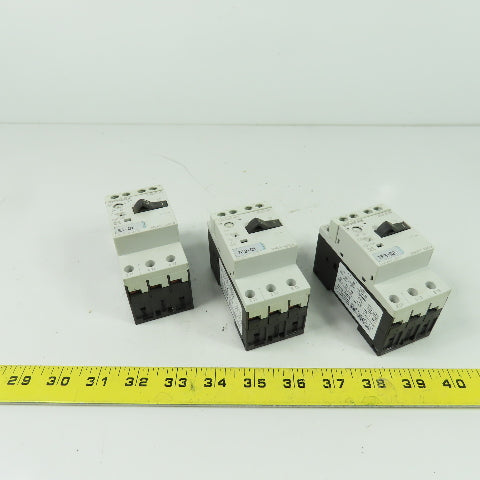 Siemens 3RV1011-0JA10 3Pole Manual MotorStarter Circuit Breaker 600V 1A Lot Of 3