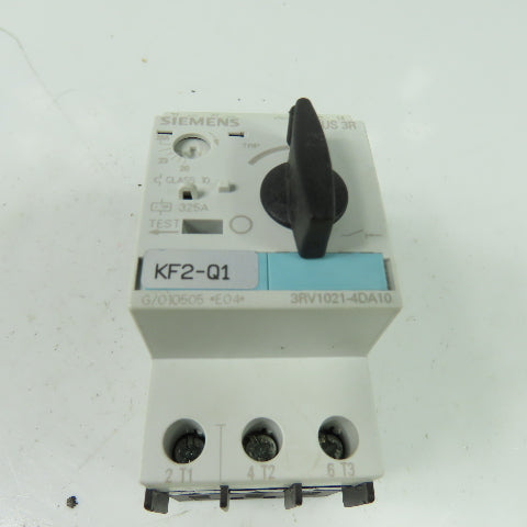 Siemens 3RV1021-4DA10 3 Pole Manual Motor Starter Circuit Breaker 600V 25A