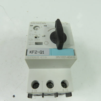 Siemens 3RV1021-4DA10 3 Pole Manual Motor Starter Circuit Breaker 600V 25A