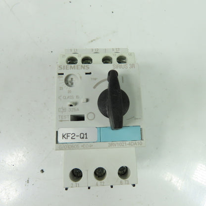 Siemens 3RV1021-4DA10 3 Pole Manual Motor Starter Circuit Breaker 600V 25A